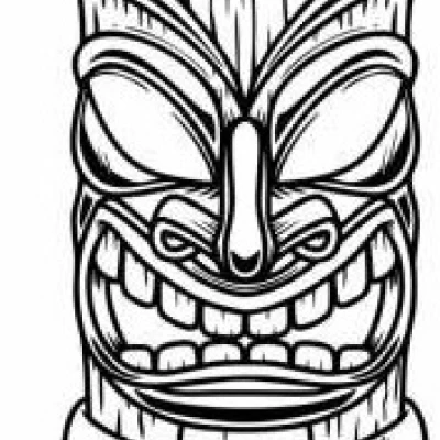 Tiki Keytag 39 - Biểu Tượng Văn Hóa Polynesia