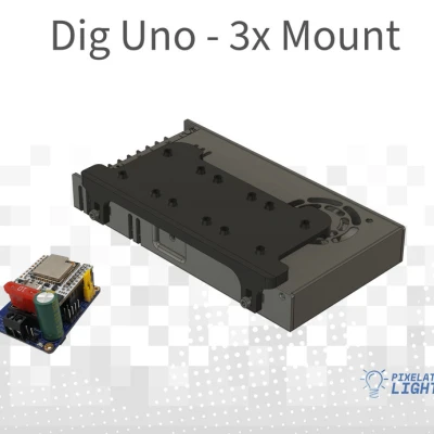 QuinLED Dig Uno - Đế Gắn 3 Bo