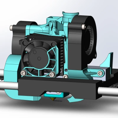 Chế Đầu Máy Đùn Đơn Cho Flashforge Creator Pro (FFCP)