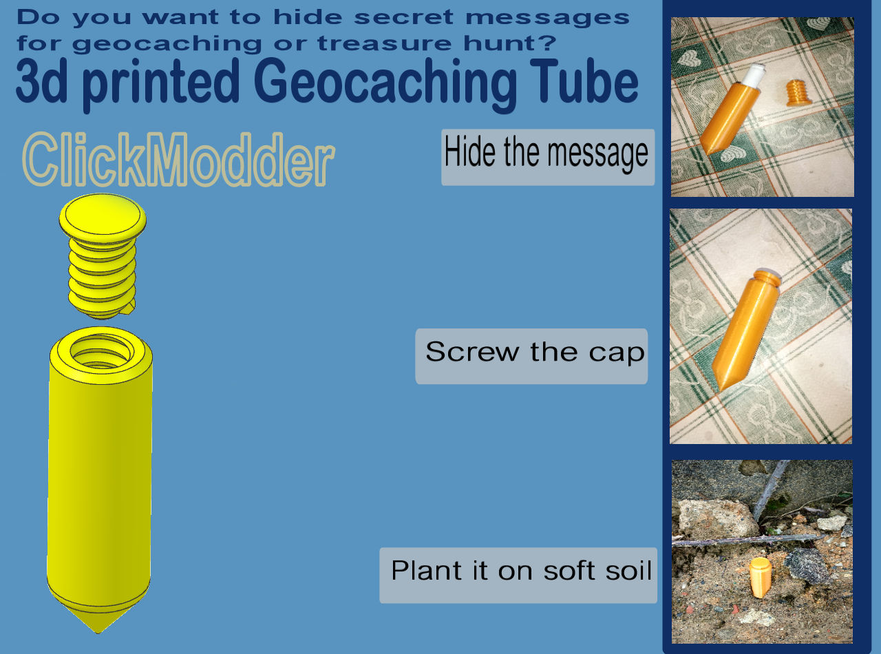 Ống Đựng Tin Nhắn Geocaching