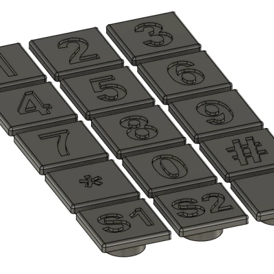 Nút nhấn cho Microswitch