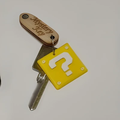 Móc Khóa Khối Dấu Hỏi "Super Mario"