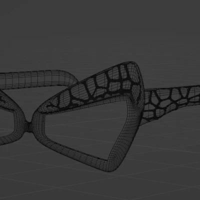 Kính Mắt Họa Tiết Voronoi