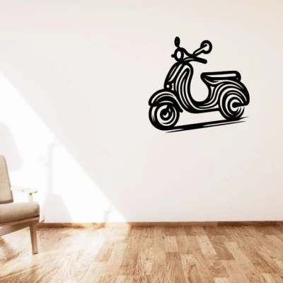Trang trí tường xe Scooter / Motorka