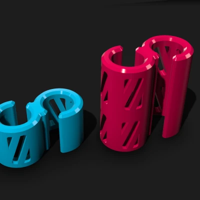 Kẹp giữ ống Bowden và cáp CANbus / USB