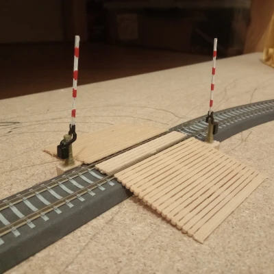 Mô hình đường ray xe lửa (Železniční přejezd)