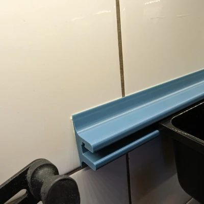 ERNESTO Thớt - Ray Gắn Hộp Đựng Phiên Bản 2 (Bề mặt keo lớn hơn)