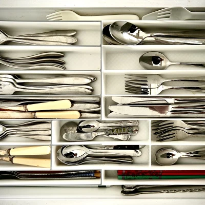 Khay Cắm Dao Kéo Lớn Vừa Hộc Tủ Ikea 278 x 505mm