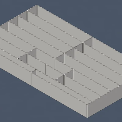 Khay Cắm Dao Kéo Lớn Vừa Hộc Tủ Ikea 278 x 505mm