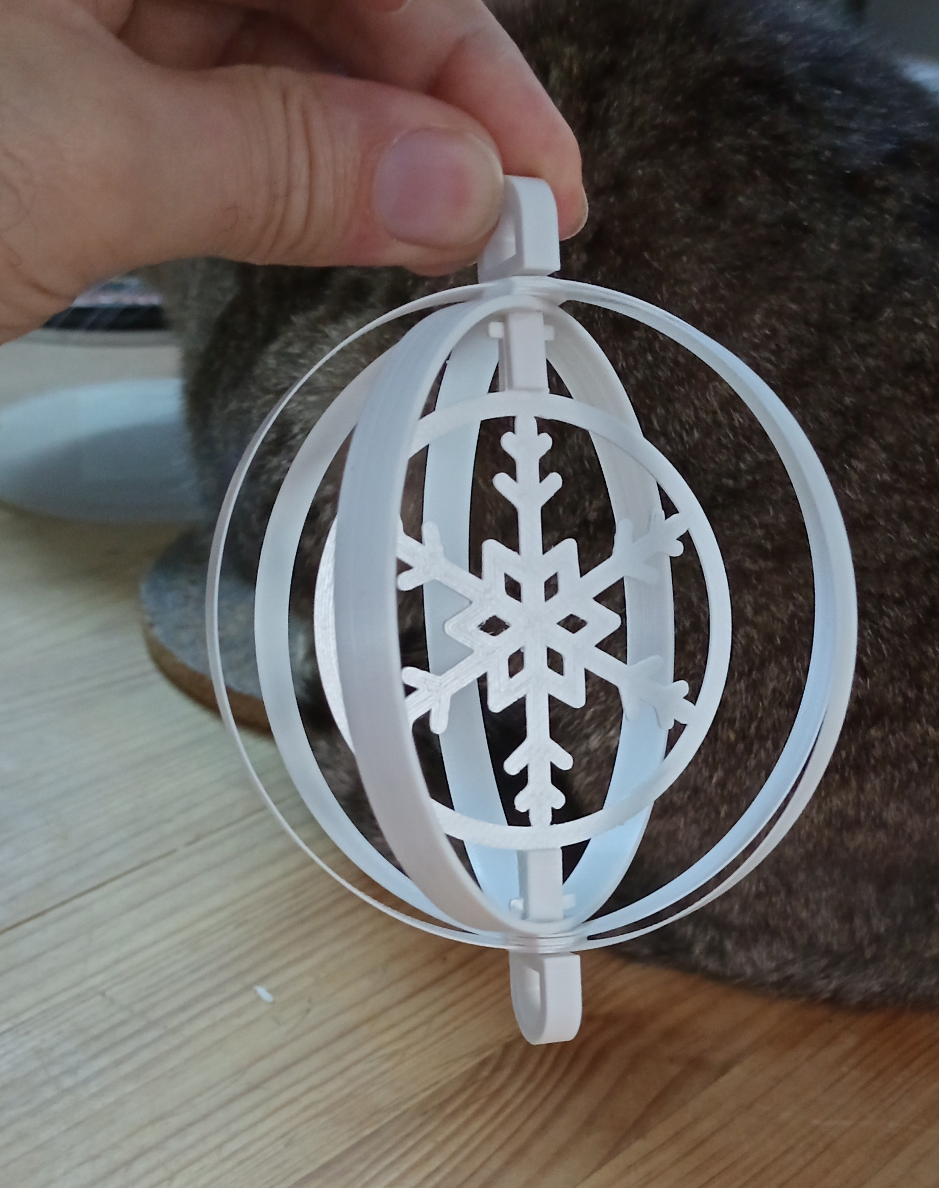 Quả Cầu Giáng Sinh 2D thành 3D