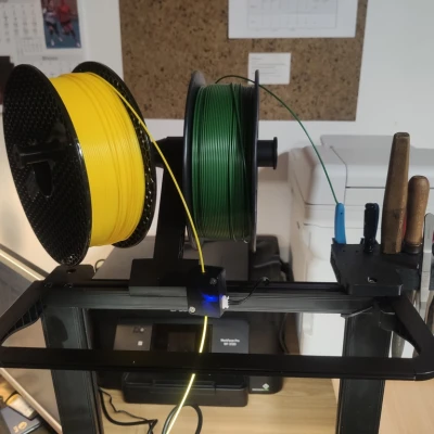 Cánh Tay Kẹp Cuộn Filament Lệch Tầm Dài Cho Ender 3 S1