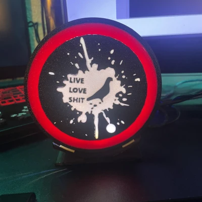 Hộp Đèn "Live Love Sh*t Lightbox"