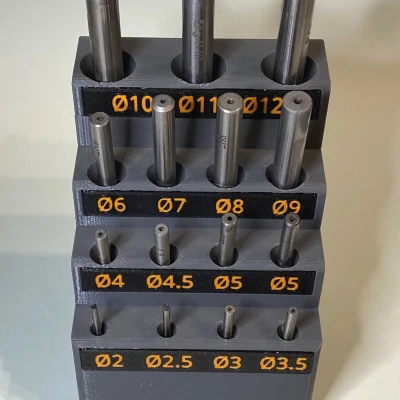 Hộp Gridfinity Dành Cho Dao Phay