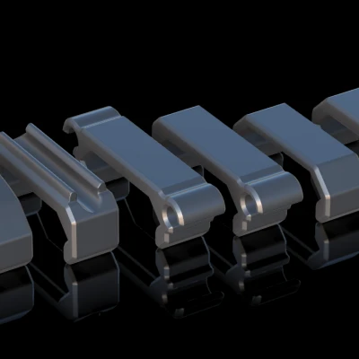 Kẹp ray để quản lý cáp