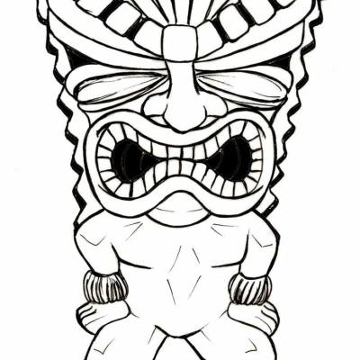 Tiki Keytag 25 - Móc khóa Tiki Thần Thú Lớn