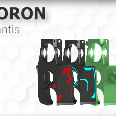 Voron Mantis với Knomi - Nắp đầu tích hợp Knomi