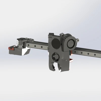 Voron Mantis với Knomi - Nắp đầu tích hợp Knomi