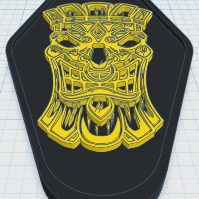 Tiki Keytag 20