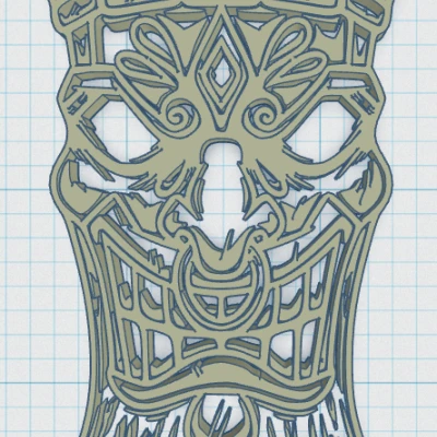 Tiki Keytag 20