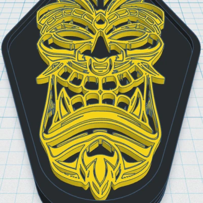 Tiki Keytag 4 - Thần thoại Polynesia