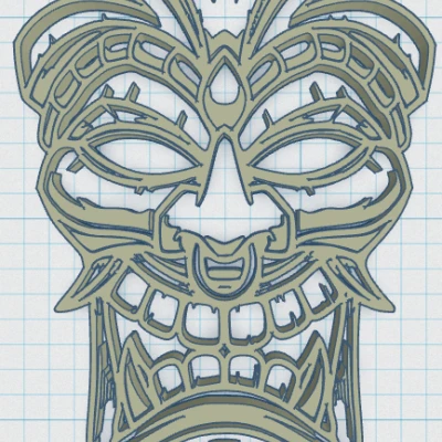 Tiki Keytag 4 - Thần thoại Polynesia