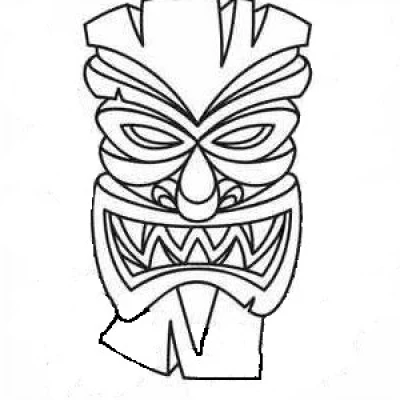 Tiki Keytag 2 - Mô hình in 3D