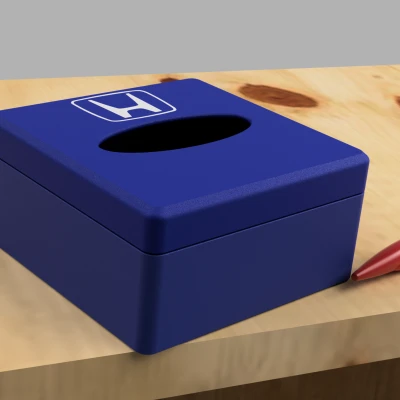 Hộp giấy ăn mini có logo Honda