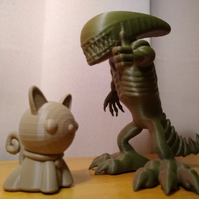 Mô hình 3D Jonesy & Xenomorph Mini