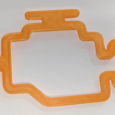 Đèn Báo Lỗi Động Cơ - Tranh Treo Tường