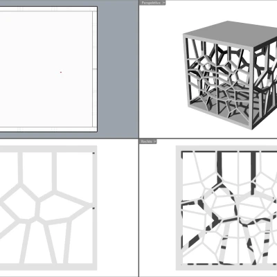 Văn Phòng Họa Tiết Voronoi