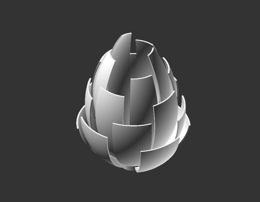 Chao đèn hình Vỏ sò