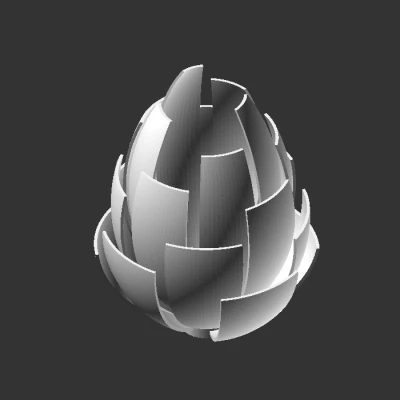 Chao đèn hình Vỏ sò