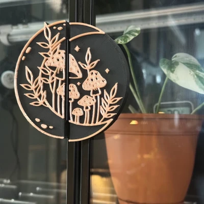 Tay Nắm Nấm Cho Tủ Ikea Rudsta Wide