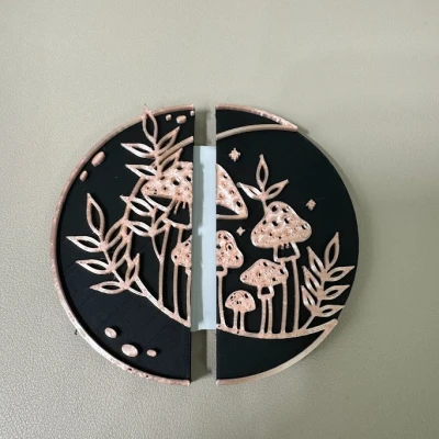 Tay Nắm Nấm Cho Tủ Ikea Rudsta Wide