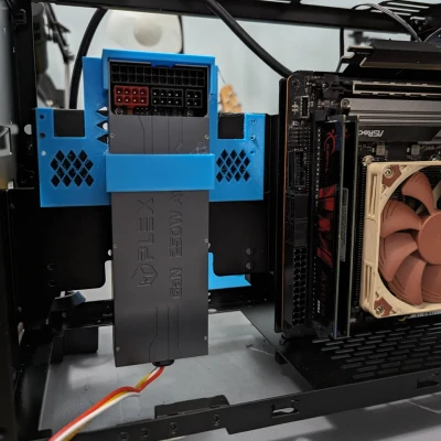 Pát Gắn Nguồn HDPLEX 250W GaN Cho LianLi Q58