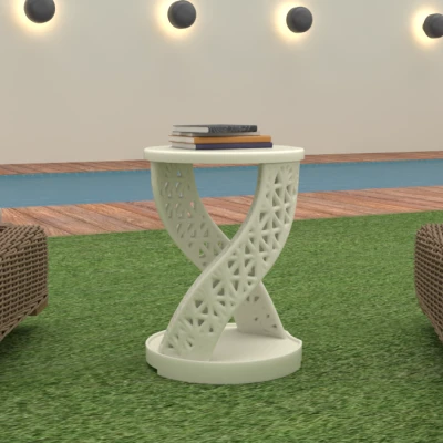 Bàn Cà Phê Ngoài Trời Kiểu Voronoi