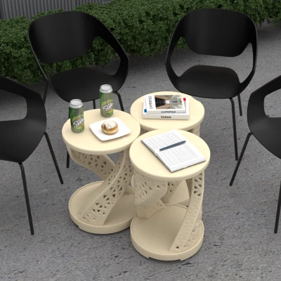 Bàn Cà Phê Ngoài Trời Kiểu Voronoi