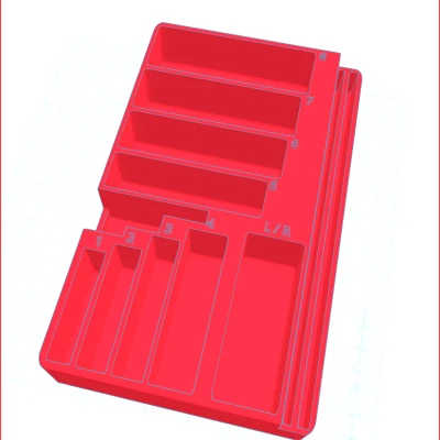 Khay đựng phụ kiện tông đơ WAHL (mua ở Costco)