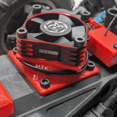 Arrma Gorgon - Giá đỡ quạt 35mm