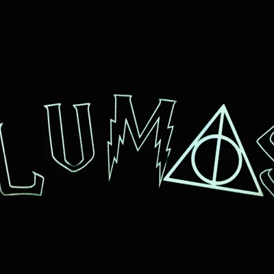 Lumos / Biểu Tượng Tử Thần trang trí tường (Harry Potter)
