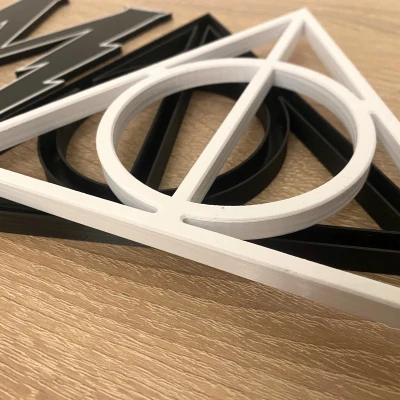 Lumos / Biểu Tượng Tử Thần trang trí tường (Harry Potter)