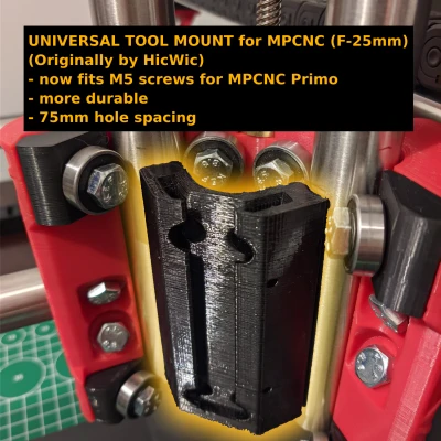 Đế Gắn Đồ Đa Năng Cho MPCNC Primo (Ốc M5!) [Bản gốc bởi HicWic]