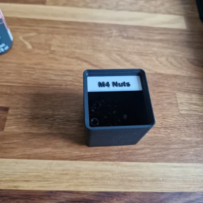 Hộp Gridfinity Dán Nhãn M4 6U