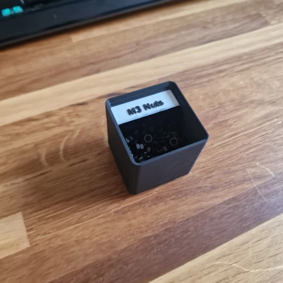 Hộp Gridfinity 6U Ghi Nhãn M3