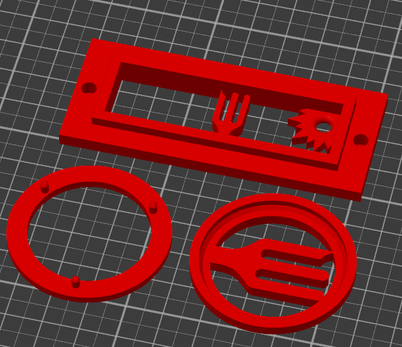 Miếng Bịt Lỗ Carbon Cho Vỏ Thùng Salad Fork Printers For Ants