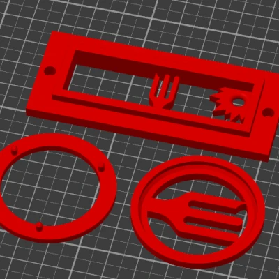 Miếng Bịt Lỗ Carbon Cho Vỏ Thùng Salad Fork Printers For Ants