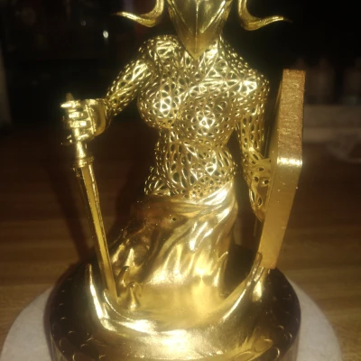 Nữ Thần Thiên Thần Canh Gác Đựng Nến Trà