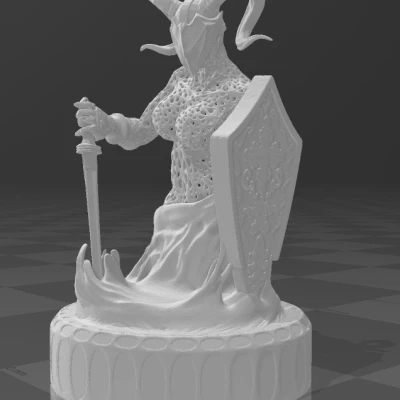 Nữ Thần Thiên Thần Canh Gác Đựng Nến Trà