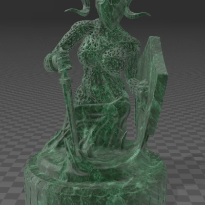 Nữ Thần Thiên Thần Canh Gác Đựng Nến Trà