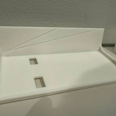 Kệ treo tường trưng bày xe mô hình tỉ lệ 1:43 dùng miếng dán 3M